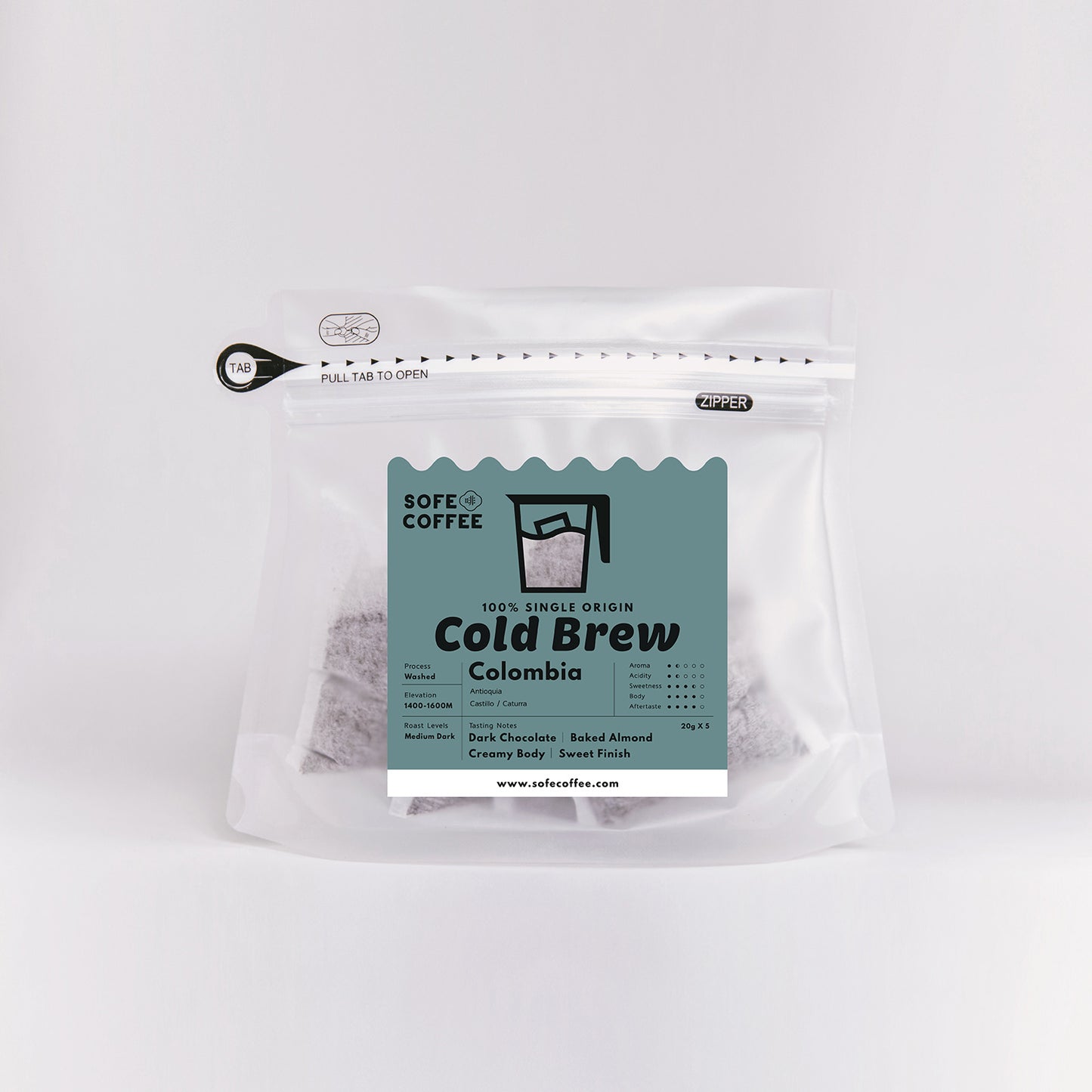 Cold Brew Coffee Bags - Colombia