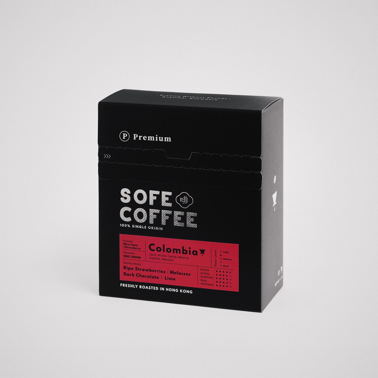NEW - โ
๐๐ซ๐๐ฆ๐ข๐ฎ๐ฆ Drip Bag Coffee - Colombia (+ Strawberry) x5