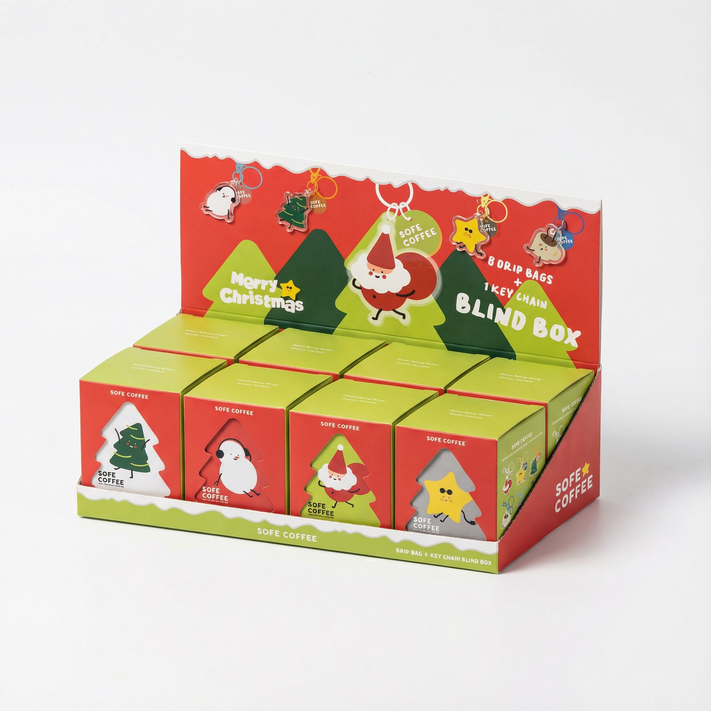 X'mas聖誕限量版 Ⓟ 𝐏𝐫𝐞𝐦𝐢𝐮𝐦 咖啡掛耳包(附盲盒匙扣)