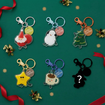 X'mas聖誕 - 限量版咖啡盲盒匙扣