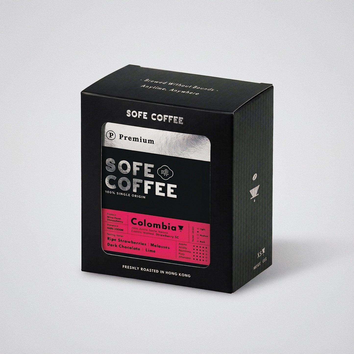 NEW - Ⓟ 𝐏𝐫𝐞𝐦𝐢𝐮𝐦 咖啡掛耳包 - 哥倫比亞 (+士多啤梨) - 5包裝