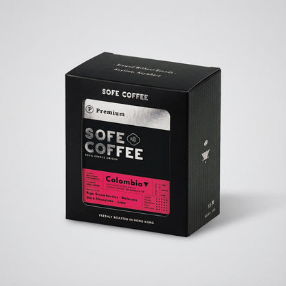 NEW - Ⓟ 𝐏𝐫𝐞𝐦𝐢𝐮𝐦 咖啡掛耳包 - 哥倫比亞 (+士多啤梨) - 5包裝