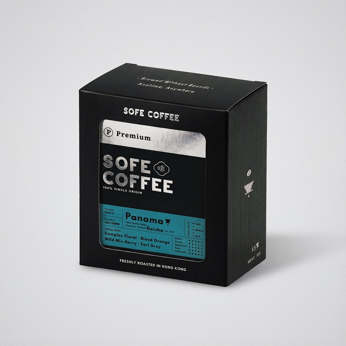 Ⓟ 𝐏𝐫𝐞𝐦𝐢𝐮𝐦 咖啡掛耳包 - 巴拿馬 (藝伎) - 5包裝