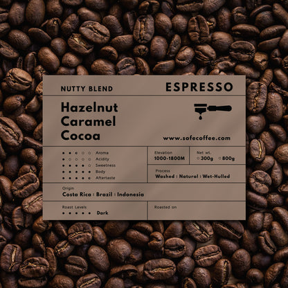  NEW - Nutty Blend - Single Origin Espresso Beans
