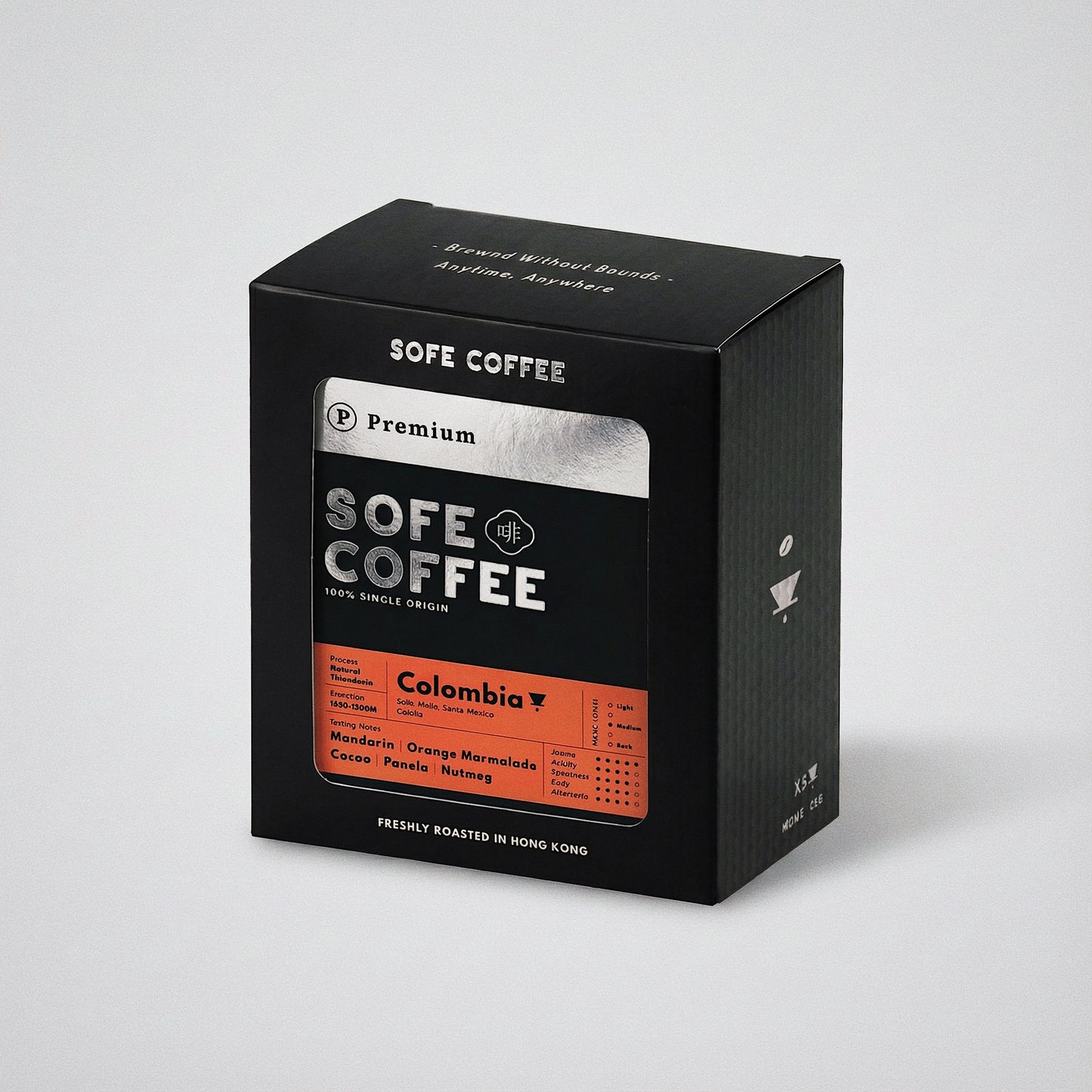 Ⓟ 𝐏𝐫𝐞𝐦𝐢𝐮𝐦 咖啡掛耳包 - 哥倫比亞 (+柑橘) - 5包裝