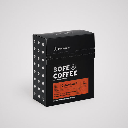 Ⓟ 𝐏𝐫𝐞𝐦𝐢𝐮𝐦 Drip Bag Coffee - Colombia (+Mandarin) x5