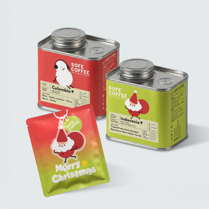 X'mas聖誕限量版 Ⓟ 𝐏𝐫𝐞𝐦𝐢𝐮𝐦 咖啡豆2罐裝
