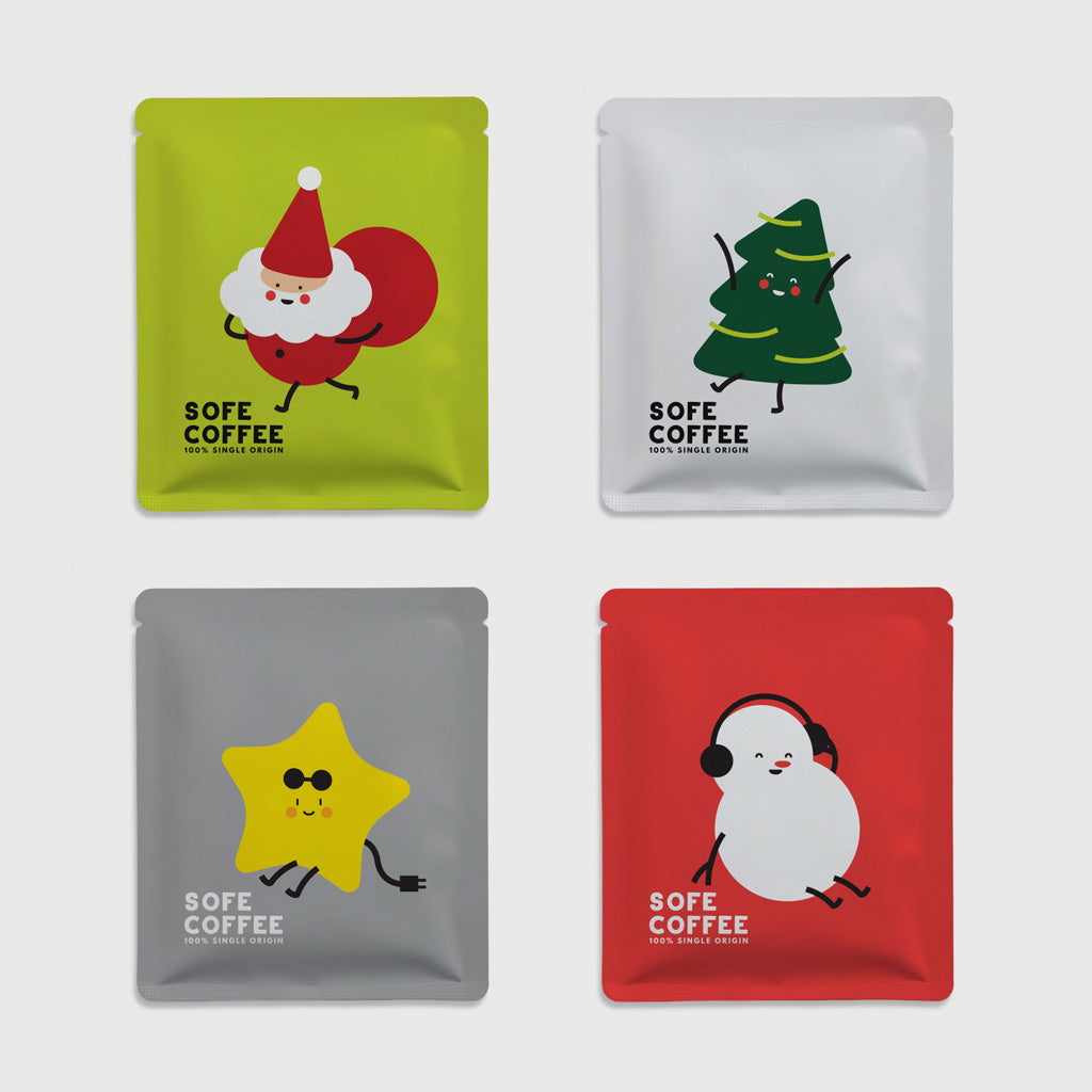 X'mas聖誕限量版 Ⓟ 𝐏𝐫𝐞𝐦𝐢𝐮𝐦 咖啡掛耳包(附盲盒匙扣)